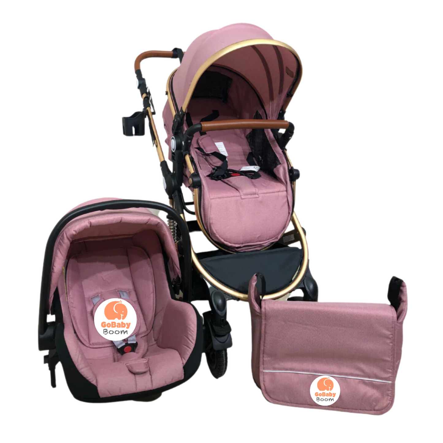 Coche Moises 3 en 1 Travel System Bunny Maxibaby