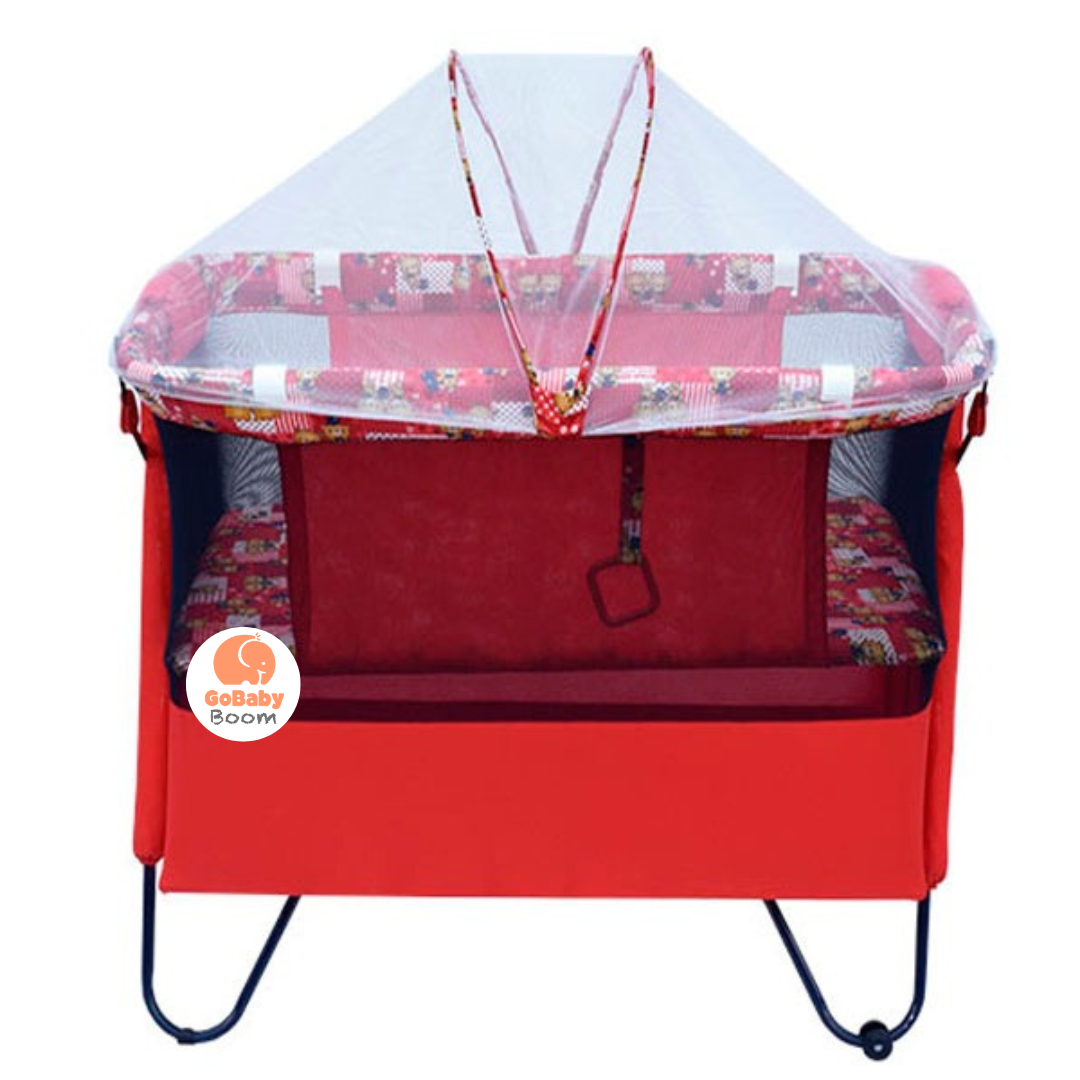 Corral Cuna Estampado Estilo Camping