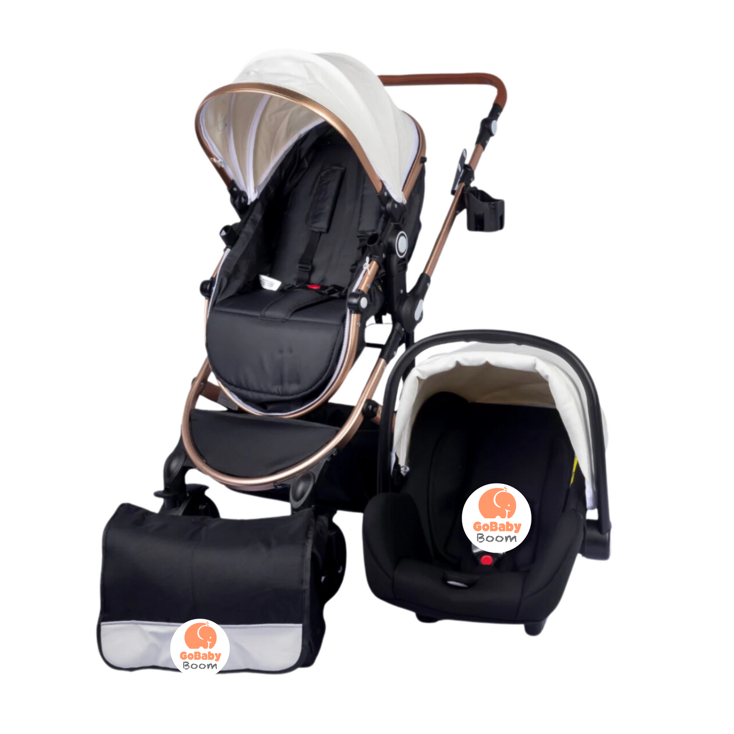 Coche Moises 3 en 1 Travel System Bunny Maxibaby