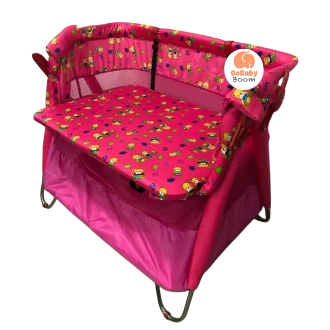 Corral Cuna Estampado Sencillo 2 Niveles