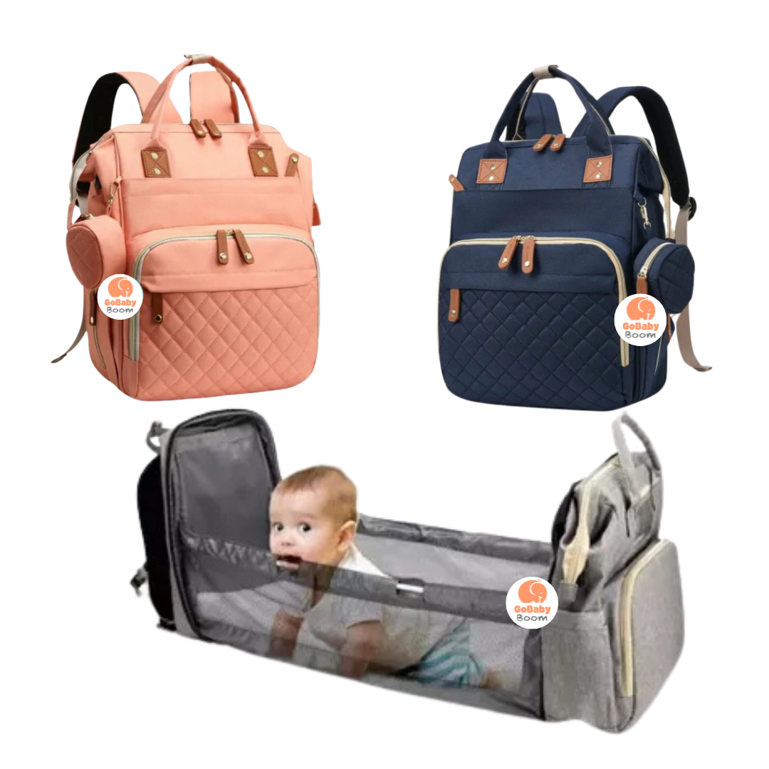 Pañalera Morral Cambiador + Bolsito