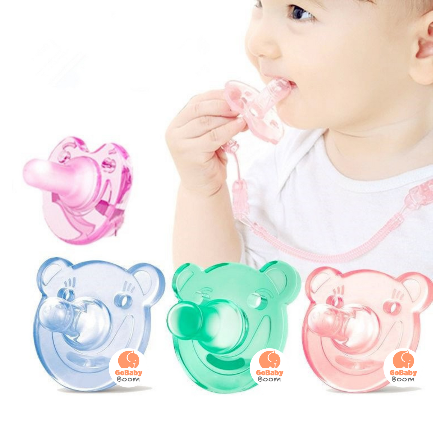 Chupo De Entretención Oso x2 Only Baby