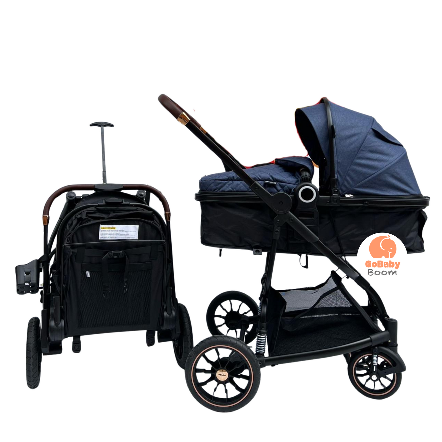 Coche Moises Estilo Maleta