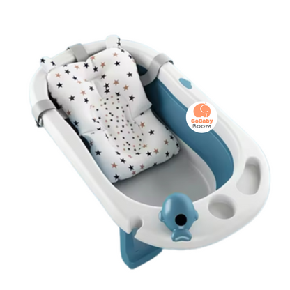 Tina Plegable Portatil + Cojin + Ducha Regadera