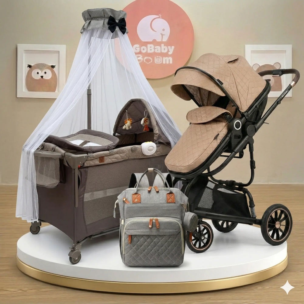 Combo Coche Moisés 4 en 1 Fox Premium + Pañalera - Maxibaby